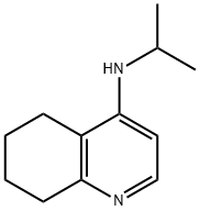 4-Quinolinamine, 5,6,7,8-tetrahydro-N-(1-methylethyl)- Struktur