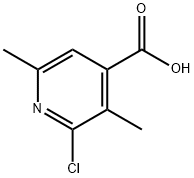 4-Pyridinecarboxylic acid, 2-chloro-3,6-dimethyl- Struktur