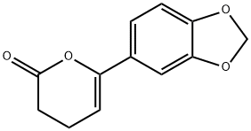 2H-Pyran-2-one, 6-(1,3-benzodioxol-5-yl)-3,4-dihydro- Struktur