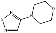 Morpholine, 4-(1,2,5-thiadiazol-3-yl)- Struktur