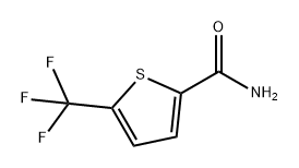 2-Thiophenecarboxamide, 5-(trifluoromethyl)- Struktur