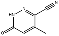 3-Pyridazinecarbonitrile, 1,6-dihydro-4-methyl-6-oxo- Struktur