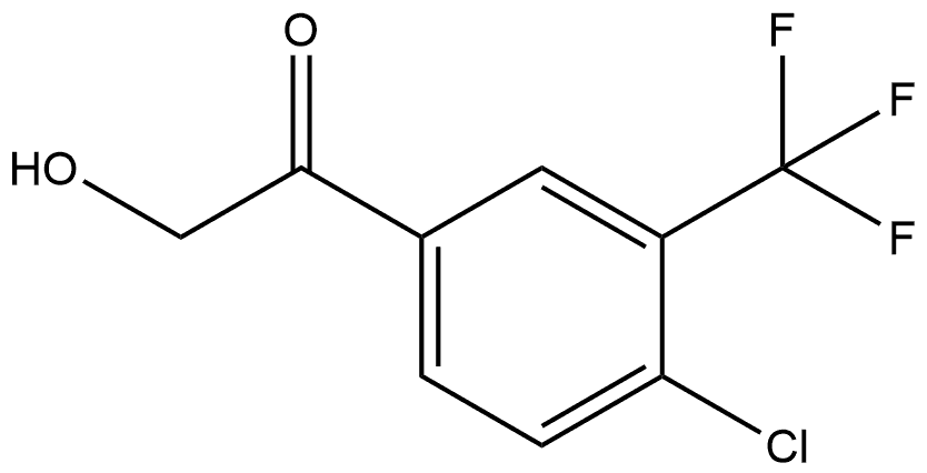 4’-Chloro-3’-(trifluoromethyl)-2-hydroxyacetophenone Struktur