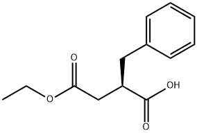 Butanedioic acid, (phenylmethyl)-, 4-ethyl ester, (2R)- (9CI) Struktur