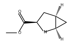 2-Azabicyclo[3.1.0]hexane-3-carboxylic acid, methyl ester, (1R,3R,5R)- Struktur