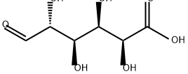 D-Guluronic acid Struktur