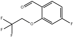 Benzaldehyde, 4-fluoro-2-(2,2,2-trifluoroethoxy)- Struktur