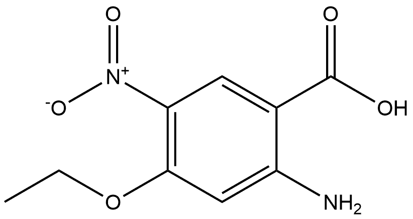 2-amino-4-ethoxy-5-nitrobenzoic acid Struktur