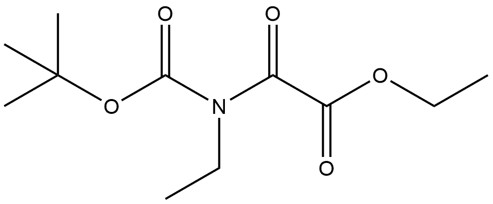 Acetic acid, 2-[[(1,1-dimethylethoxy)carbonyl]ethylamino]-2-oxo-, ethyl ester