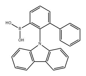 Boronic acid, B-[2-(9H-carbazol-9-yl)[1,1'-biphenyl]-3-yl]- Struktur