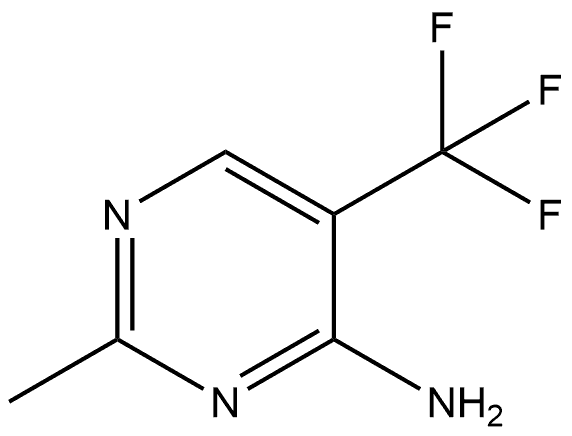 2-Methyl-5-(trifluoromethyl)-4-pyrimidinamine Struktur