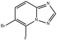 6-Bromo-5-fluoro-[1,2,4]triazolo[1,5-a]pyridine Struktur