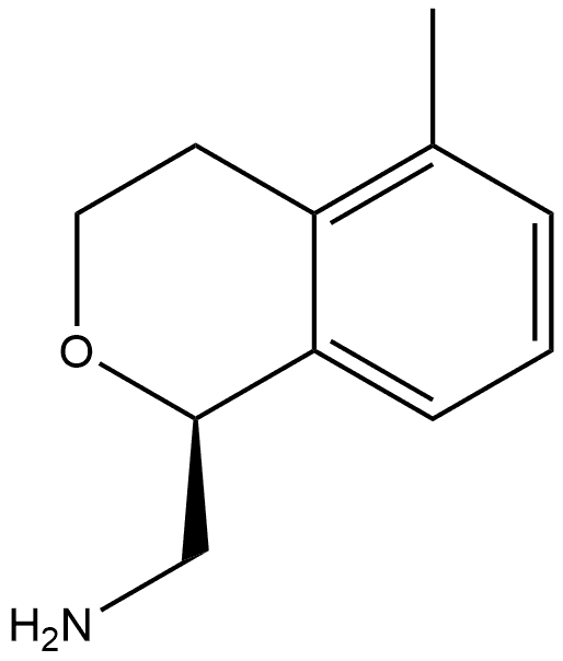 (S)-(5-methylisochroman-1-yl)methanamine Struktur