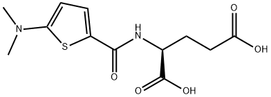 L-Glutamic acid, N-[[5-(dimethylamino)-2-thienyl]carbonyl]- Struktur