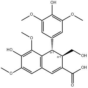 Thomasic acid Struktur