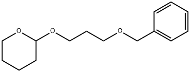 2H-Pyran, tetrahydro-2-[3-(phenylmethoxy)propoxy]- Struktur