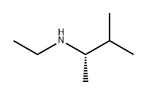 2-Butanamine, N-ethyl-3-methyl-, (2S)- Struktur