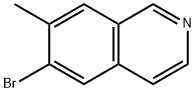 Isoquinoline, 6-bromo-7-methyl- Struktur