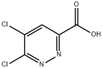 3-Pyridazinecarboxylic acid, 5,6-dichloro- Struktur