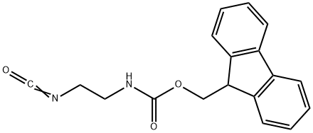 Carbamic acid, (2-isocyanatoethyl)-, 9H-fluoren-9-ylmethyl ester (9CI) Struktur