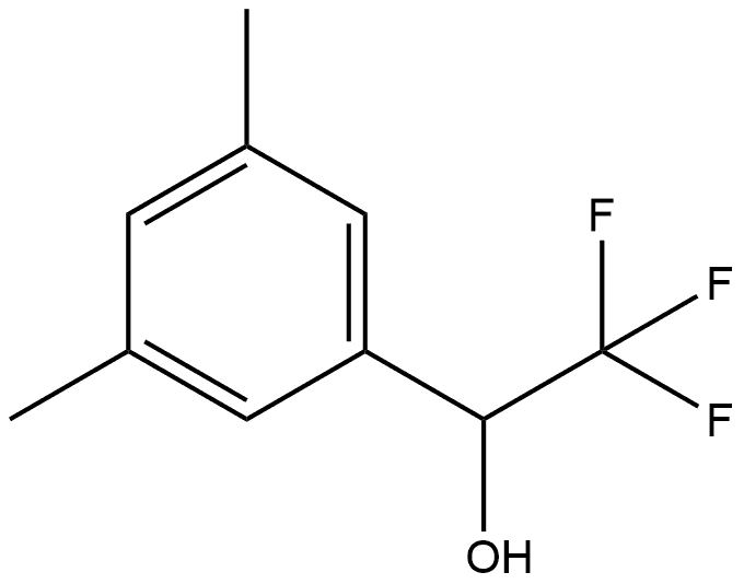 1-(3,5-dimethylphenyl)-2,2,2-trifluoroethan-1-ol Struktur