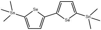 Stannane, 1,1'-[2,2'-biselenophene]-5,5'-diylbis[1,1,1-trimethyl- Struktur