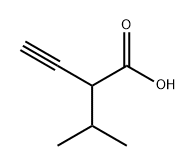 3-Butynoic acid, 2-(1-methylethyl)- Struktur