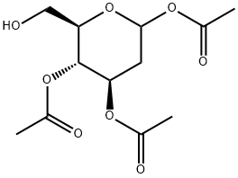 1,3,4-Tri-O-acetyl-2-deoxy-D-glucopyranose Struktur