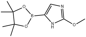 2-Methoxy-5-(4,4,5,5-tetramethyl-1,3,2-dioxaborolan-2-yl)-1H-imidazole Struktur