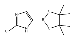 1H-Imidazole, 2-chloro-5-(4,4,5,5-tetramethyl-1,3,2-dioxaborolan-2-yl)- Struktur