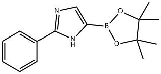 1H-Imidazole, 2-phenyl-5-(4,4,5,5-tetramethyl-1,3,2-dioxaborolan-2-yl)- Struktur