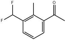 Ethanone, 1-[3-(difluoromethyl)-2-methylphenyl]- Struktur