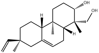 (13S)-7,15-Pimaradiene-3β,19-diol Struktur