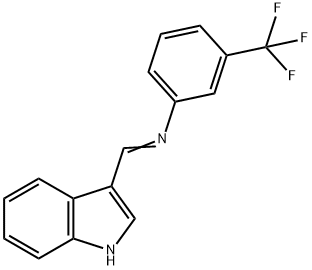 3-[N-(α,α,α-Trifluoro-m-tolyl)formimidoyl]-1H-indole Struktur