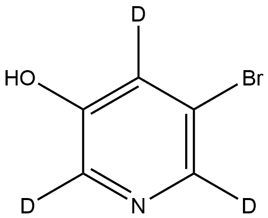 5-Bromo-3-pyridin-2,4,6-d3-ol Struktur