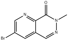 Pyrido[2,3-d]pyridazin-8(7H)-one, 3-bromo-7-methyl- Struktur