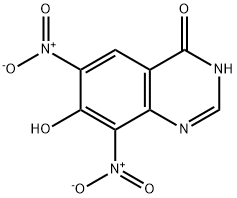 4(3H)-Quinazolinone, 7-hydroxy-6,8-dinitro- Struktur