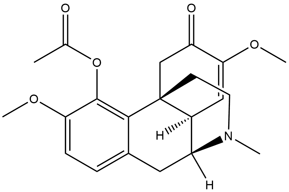 Morphinan-6-one, 4-(acetyloxy)-7,8-didehydro-3,7-dimethoxy-17-methyl-, (9α,13α,14α)-