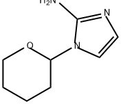 1H-Imidazol-2-amine, 1-(tetrahydro-2H-pyran-2-yl)- Struktur