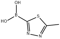 Boronic acid, B-(5-methyl-1,3,4-thiadiazol-2-yl)- Structure