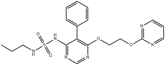 Sulfamide, N-[5-phenyl-6-[2-(2-pyrimidinyloxy)ethoxy]-4-pyrimidinyl]-N'-propyl-