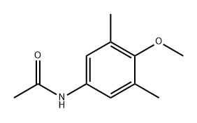 Acetamide, N-(4-methoxy-3,5-dimethylphenyl)- Struktur