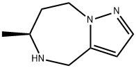 4H-Pyrazolo[1,5-a][1,4]diazepine, 5,6,7,8-tetrahydro-6-methyl-, (6S)- Struktur