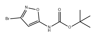 Carbamic acid, N-(3-bromo-5-isoxazolyl)-, 1,1-dimethylethyl ester Struktur