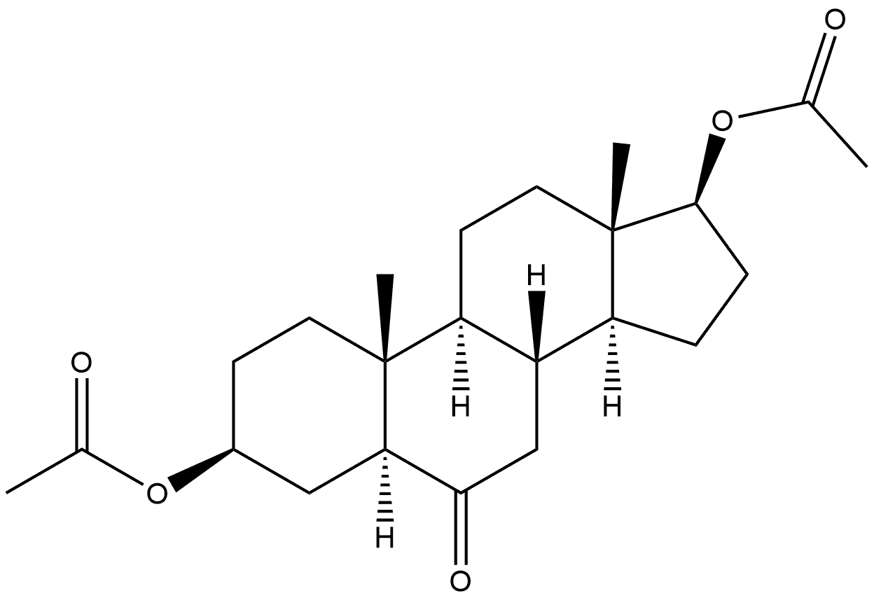 Androstan-6-one, 3,17-bis(acetyloxy)-, (3β,5α,17β)-