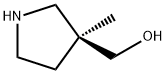 (S)-(3-Methyl-pyrrolidin-3-yl)-methanol Struktur