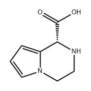 Pyrrolo[1,2-a]pyrazine-1-carboxylic acid, 1,2,3,4-tetrahydro-, (1R)- Struktur