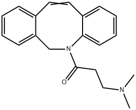 1-Propanone, 1-(dibenz[b,f]azocin-5(6H)-yl)-3-(dimethylamino)- Struktur