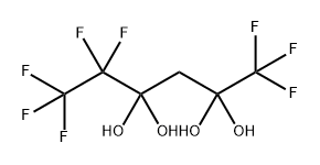 2,2,4,4-Hexanetetrol, 1,1,1,5,5,6,6,6-octafluoro- Struktur