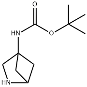 tert-butyl N-(2-azabicyclo[2.1.1]hexan-4-yl)carbamate Struktur